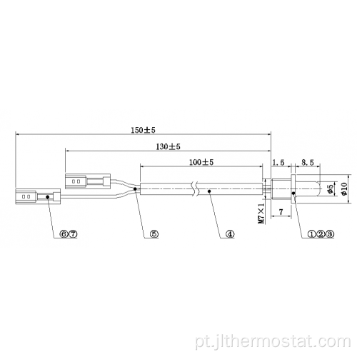 Sonda de sensor de temperatura c